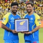 एमएस धोनी ने संजू सैमसन को दिया सम्मान, CSK के रियूनियन इवेंट में लगा दिग्गजों का जमावड़ा