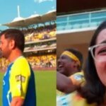 MS Dhoni gets rousing reception at Chepauk; crowd goes wild; female fan breaks down – Watch