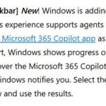 Microsoft Is Quietly Opening the Windows 11 Taskbar To Third-Party AI Agents That Can Act On Your Desktop