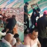 Watch: इकाना में फैंस के बीच भयंकर लड़ाई, चले लात-घूंसे; एक ने उठाकर पटका