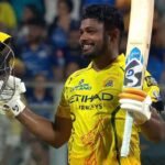 IPL में संजू सैमसन ने लगाया शतक का ‘पंजा’, वानखेड़े में चेन्नई ने ठोके 207 रन; चौकों-छक्कों की हुई बारिश