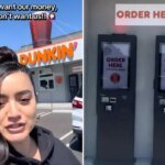 Dunkin’ Donuts opens in South LA – but customers can’t go inside