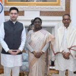 राष्ट्रपति भवन के दर पहुंची आप:राघव चड्ढा ने लगाए उत्पीड़न के आरोप, सीएम मान बोले-सात एमपी की मान्यता रद्द हो – Punjab Cm Bhagwant Mann Meet President Today Accompanied By Mlas Raghav Chadha