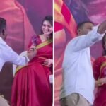 सिक्योरिटी तोड़कर स्टेज पर फूल देने पहुंचा फैन, शर्माती दिखीं सामंथा रूथ प्रभु, वायरल हुआ वीडियो