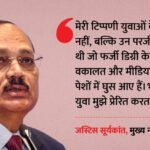 ‘मैंने फर्जी डिग्री वालों की आलोचना की’:cji सूर्यकांत की ‘कॉकरोच’ वाले बयान पर सफाई, कहा- युवाओं पर मुझे गर्व – Cji Surya Kant Clarifies Statement On Youth Misquoted By Media Fake Degrees Parasites News Hindi