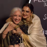 आमिर खान की बहन ने छुए रेखा के पैर, साथ में दिए पोज, ‘लगान’ इवेंट से वायरल हुई तस्वीरें