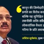 Cji:’मानवता और न्याय के सामने Ai सबसे बड़ी कानूनी चुनौती’, सीजेआई बोले- इस दशक के फैसले तय करेंगे भविष्य – Ai Is The Biggest Legal Challenge Facing Humanity And Justice, Cji Said
