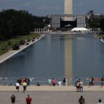 Trump Remakes Washington, D.C., Into a Maze of Fences and Guard Members