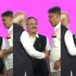 Pm Modi-manish Tewari Video:जब कांग्रेस सांसद ने थामा पीएम मोदी का हाथ! गपशप के गवाह बने नड्डा, वीडियो वायरल – Pm Modi Manish Tewari Video Congress Mp Handshake Candid Talk Jp Nadda Witness In Punjab Moment Goes Viral
