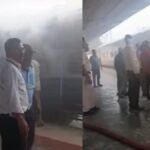 Mp:जबलपुर रेलवे स्टेशन पर खाली कोच से उठा धुआं, मचा हड़कंप; रेलवे ने आग से किया इनकार, जांच शुरू – Jabalpur Railway Station Panic Smoke Detected In Empty Train Coach