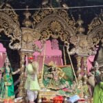 Hariyali Teej:वृंदावन में उमड़ा आस्था का सैलाब, स्वर्ण-रजत झूले पर विराजे बांकेबिहारी; आप भी कर लें दर्शन – Hariyali Teej: Lakhs Of Devotees Throng Vrindavan As Banke Bihari Temple Gears Up For Golden-silver Swing Dars