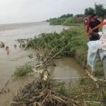 बिहार:मुंगेर में गंगा का रौद्र रूप! कई गांवों में घुसा बाढ़ का पानी, कुतलुपुर में कटावरोधी काम शुरू – Ganga Water Level Rises, Floodwater Enters Several Villages; Erosion Control Work Begins In Kutlupur