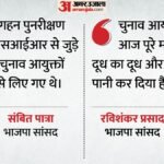 ‘एसआईआर पर तीनों आयुक्तों की थी सहमति’:संबित पात्रा का दावा; रविशंकर प्रसाद ने कांग्रेस को ऐसे घेरा – Sambit Patra Attacks Congress Over Election Commission Sir Controversy