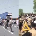 यूजीसी के विरोध में बवाल:आगरा में यमुना एक्सप्रेसवे पर हंगामा, भीड़ ने किया पथराव; पुलिस ने चलाई लाठी – Tractor March To Demanding A Rollback Of Ugc Decision in Agra Police Force Deployed